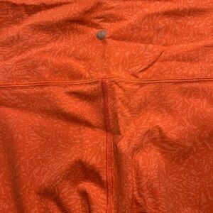 Lululemon Athletica Orange Leggings